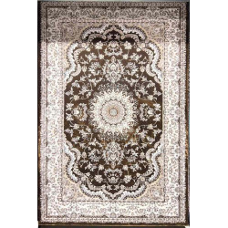 سجاد تركي سوبر شيراز P7242 شوكليت بني مقاس 100*500