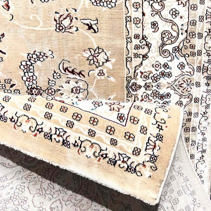 سجاد تركي سوبر شيراز P7242 بيج غامق مقاس 120*170