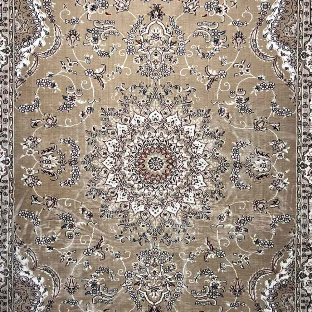 سجاد تركي سوبر شيراز P7242 بيج غامق مقاس 500*600