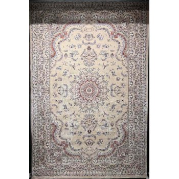 سجاد تركي سوبر شيراز P7242 بيج فاتح مقاس 300*500