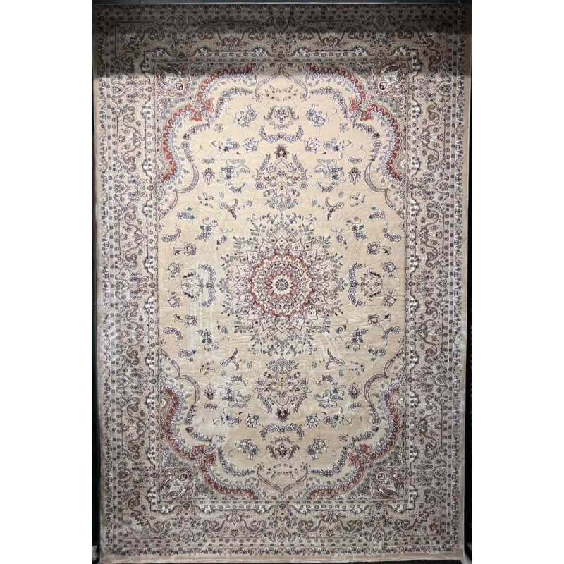 سجاد تركي سوبر شيراز P7242 بيج فاتح مقاس 300*500