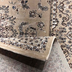 سجاد تركي سوبر شيراز P7242 بيج فاتح مقاس 120*170
