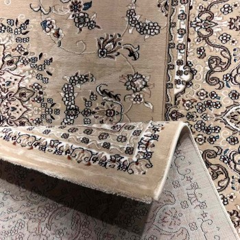 سجاد تركي سوبر شيراز P7242 بيج فاتح مقاس 300*500
