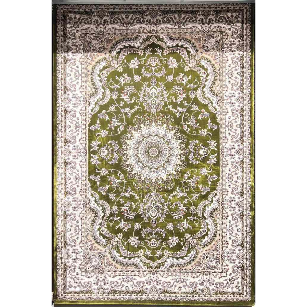 سجاد تركي سوبر شيراز P7242 اخضر مقاس 100*500
