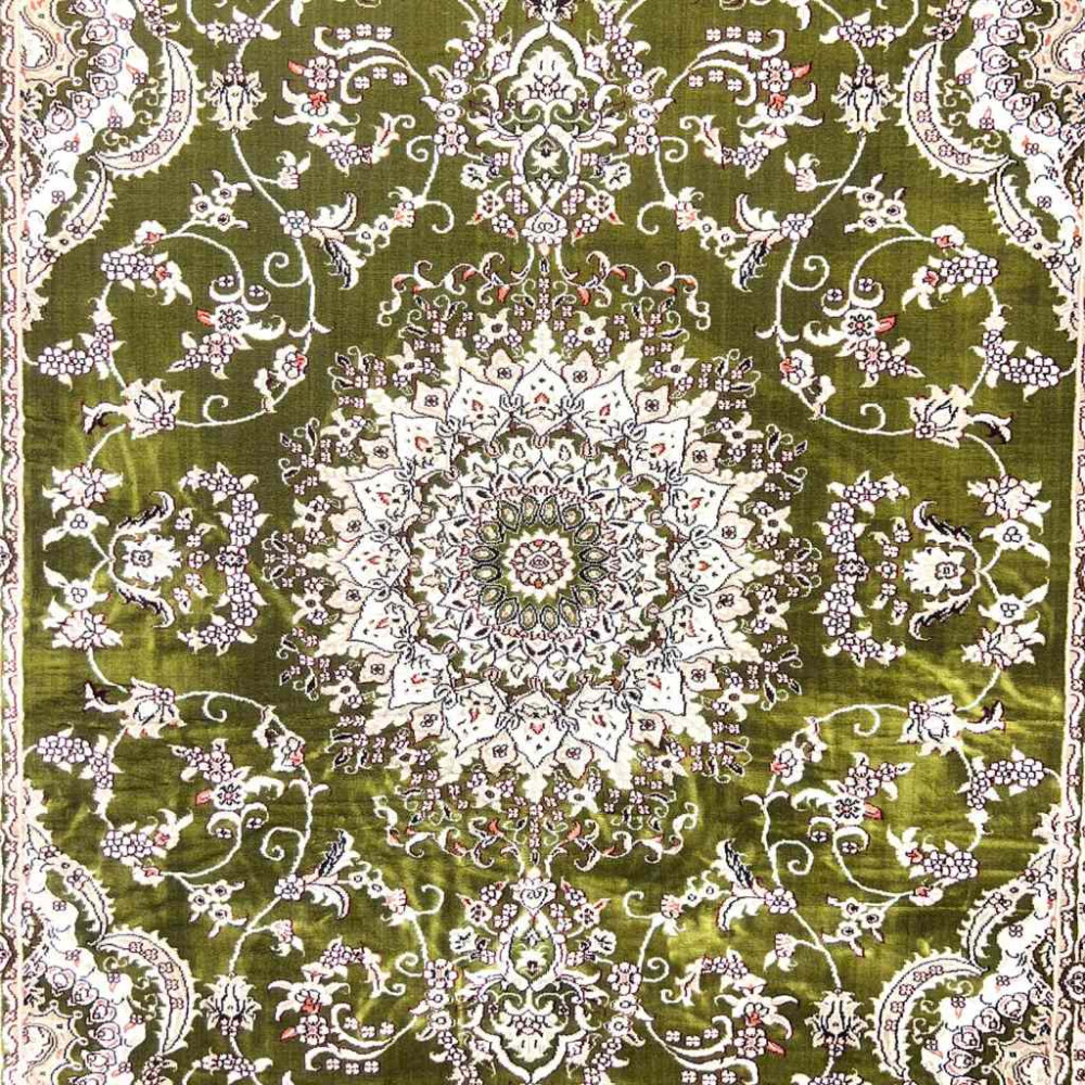 سجاد تركي سوبر شيراز P7242 اخضر مقاس 100*500