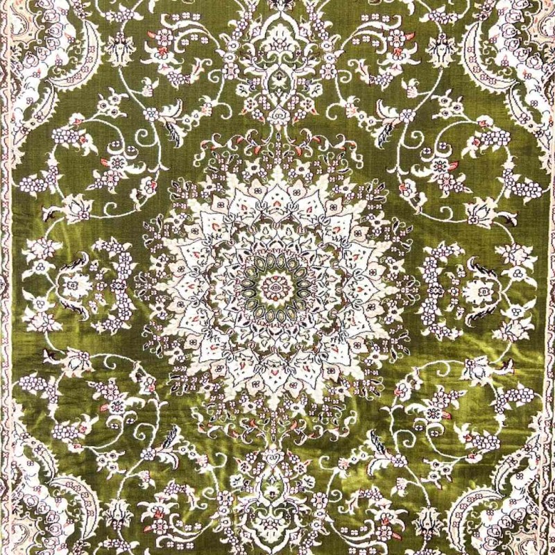 Turkish Rug Super Shiraz P7242 green Size 500*600