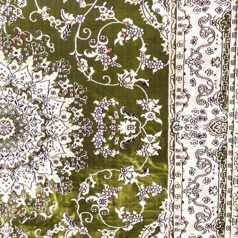 Turkish Rug Super Shiraz P7242 green Size 500*600