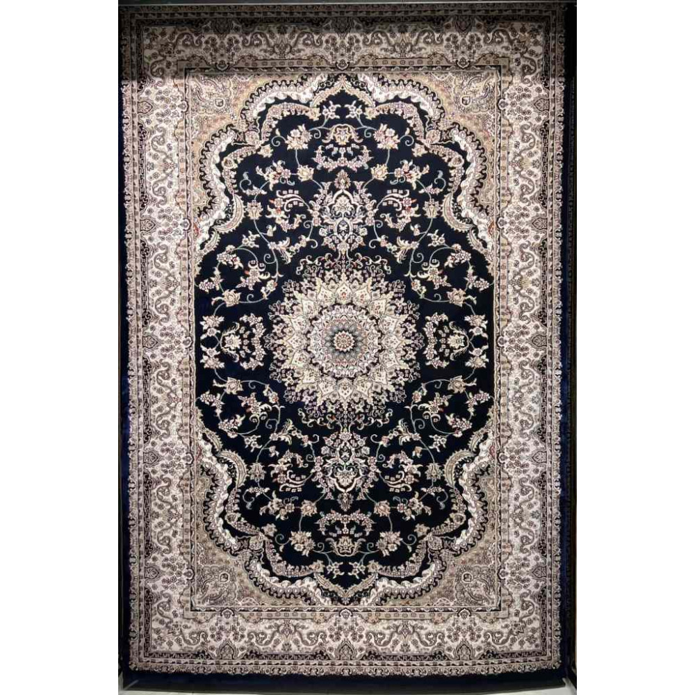 سجاد تركي سوبر شيراز P7242 كحلي مقاس 100*500