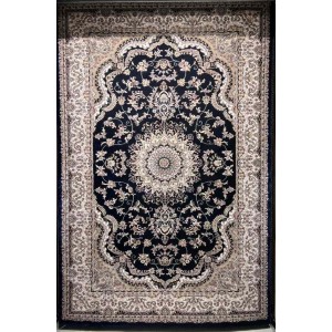 Turkish Rug Super Shiraz P7242 Navy Size 250*350