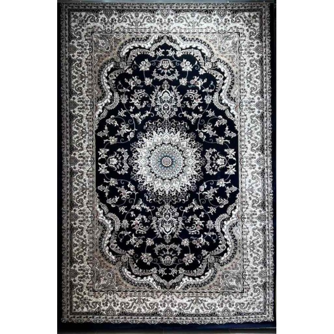 سجاد تركي سوبر شيراز P7242 كحلي مقاس 400*500