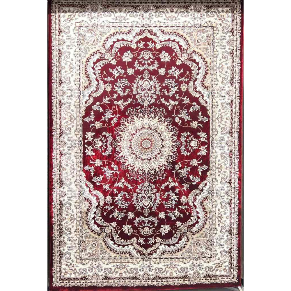 سجاد تركي سوبر شيراز P7242 احمر مقاس 100*500