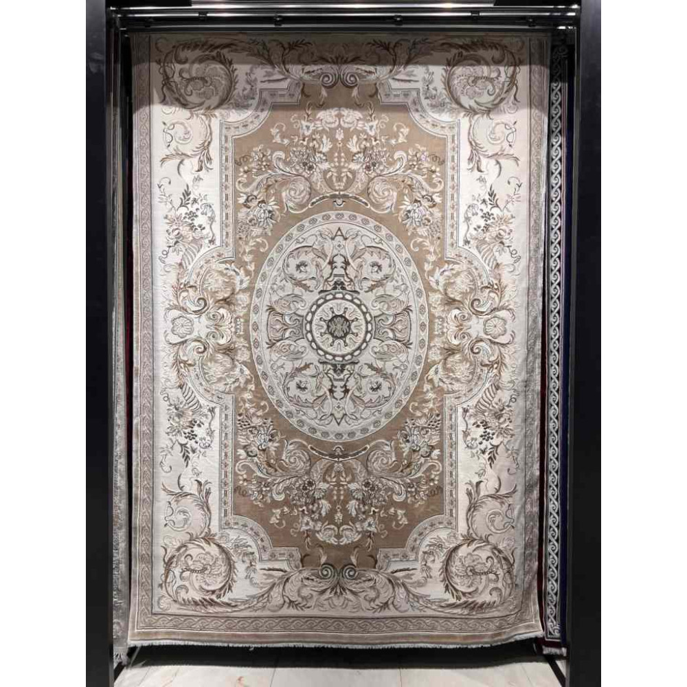 سجاد تركي تاج بلس كلاسيك ملكي قصور سميك ناعم بيج مقاس  50*80