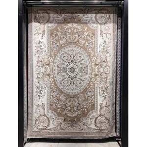 Turkish Taj Plus Classic Royal Palace Thick Soft Beige Size 100*300