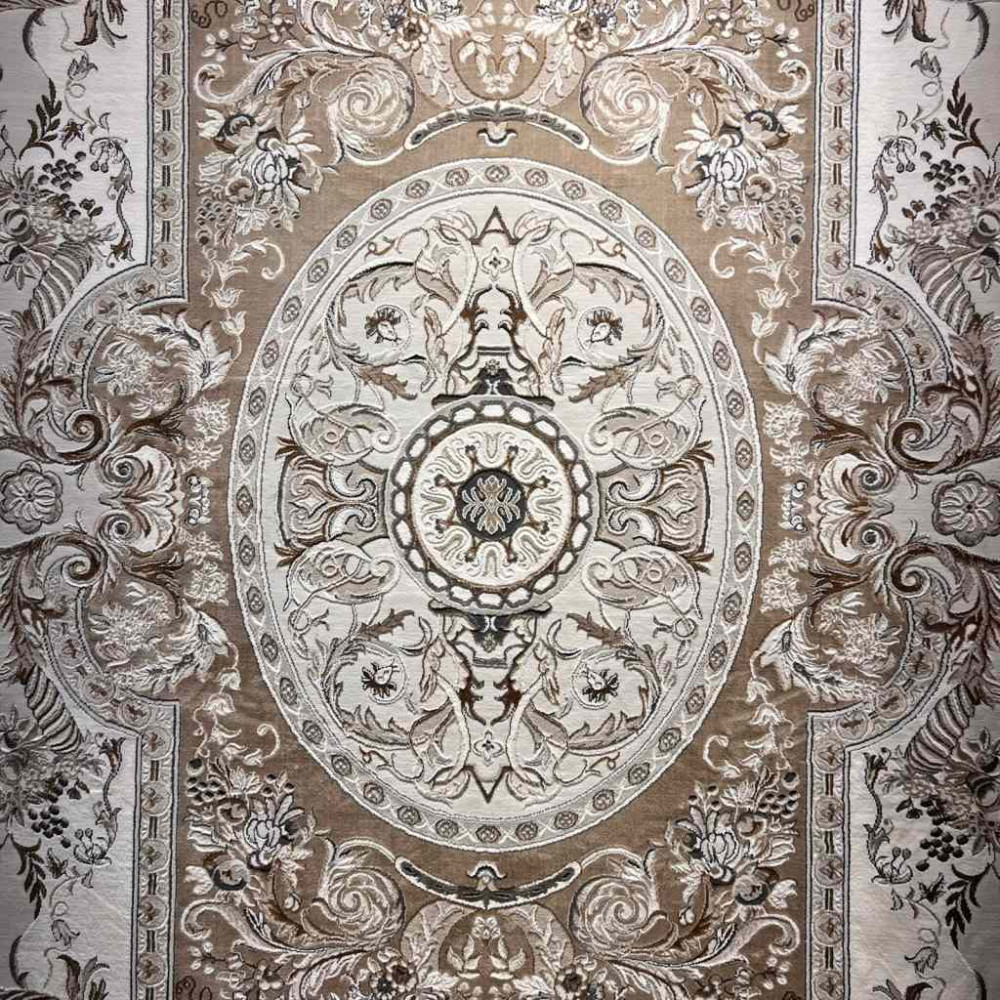 سجاد تركي تاج بلس كلاسيك ملكي قصور سميك ناعم بيج مقاس  50*80