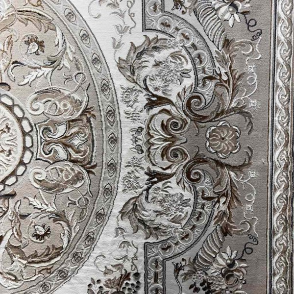 سجاد تركي تاج بلس كلاسيك ملكي قصور سميك ناعم كريم مقاس 150*220