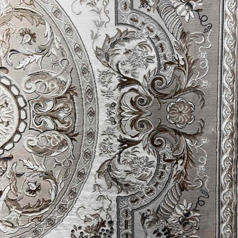 Turkish Taj Plus Classic Royal Palace Thick Soft Cream Size 200*300