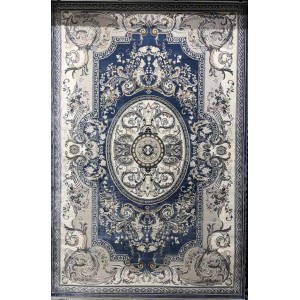 Turkish Taj Plus Classic Royal Palace Thick Soft Blue Size 400*500