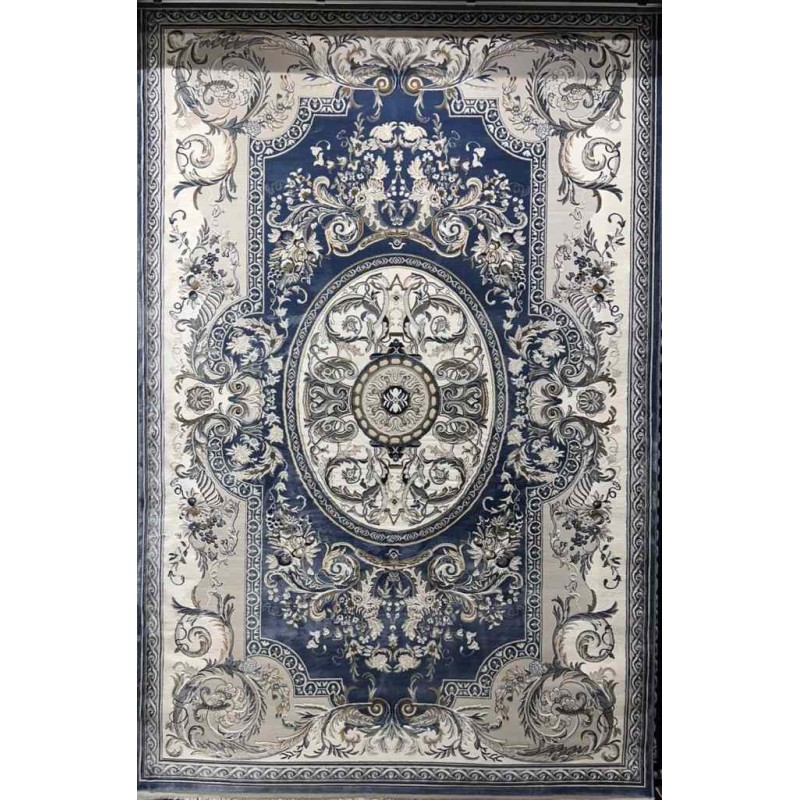 Turkish Taj Plus Classic Royal Palace Thick Soft Blue Size 50*80