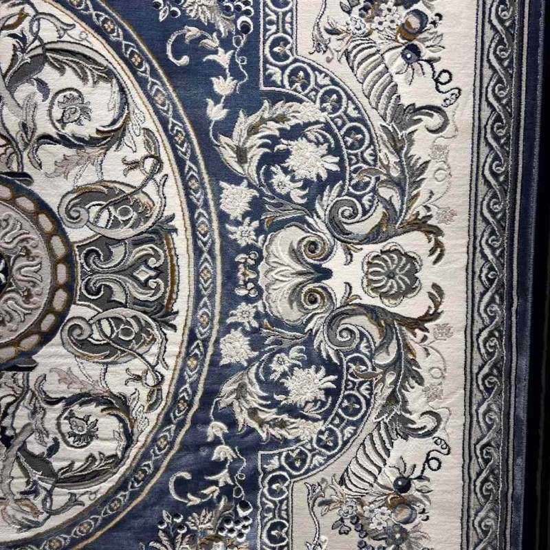 Turkish Taj Plus Classic Royal Palace Thick Soft Blue Size 50*80
