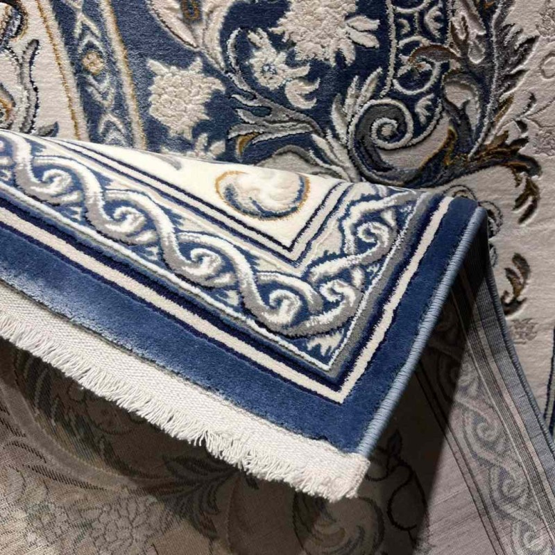 Turkish Taj Plus Classic Royal Palace Thick Soft Blue Size 50*80