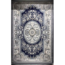 سجاد تركي تاج بلس كلاسيك ملكي قصور سميك ناعم كحلي مقاس 250*350