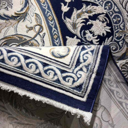 سجاد تركي تاج بلس كلاسيك ملكي قصور سميك ناعم كحلي مقاس 250*350