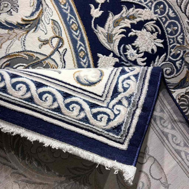 Turkish Taj Plus Classic Royal Palace Thick Soft Navy Size 100*200