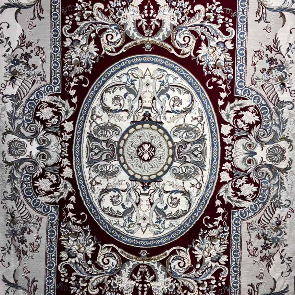 سجاد تركي تاج بلس كلاسيك ملكي قصور سميك ناعم احمر عنابي مقاس 50*80