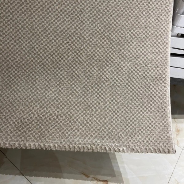 The Line Turkish rug Plain ODP67B Light vizon ivory Size 50*80