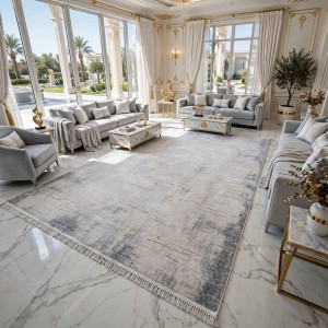 VIVALDI Turkish rug 38904A gray size 150*220