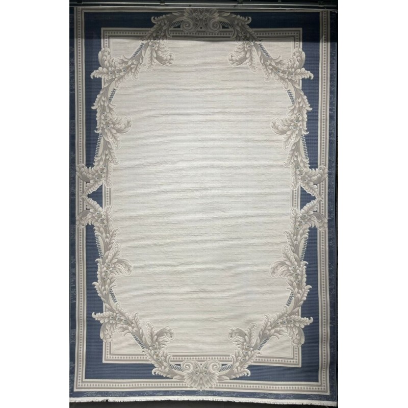 VORTAX Turkish rug 41498A CREAM blue size 400*600