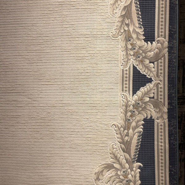 VORTAX Turkish rug 41498A CREAM blue size 100*300