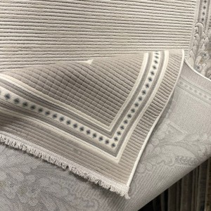 سجاد فورتاكس تركي 41498A كريم رصاصي مقاس 400*600