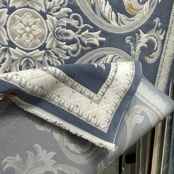 سجاد فورتاكس تركي 41748A سماوي مقاس 100*300