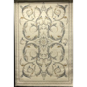 VORTAX Turkish rug 41748A CREAM blue size 300*400