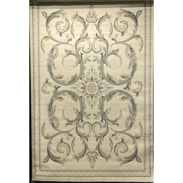 VORTAX Turkish rug 41748A CREAM blue size 300*400