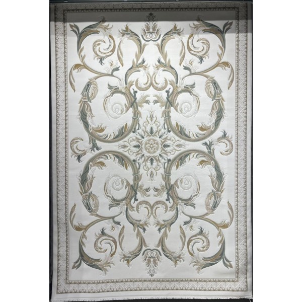 VORTAX Turkish rug 41748A CREAM green size 300*500