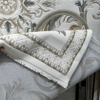 سجاد فورتاكس تركي 41748A كريم اخضر مقاس 400*600