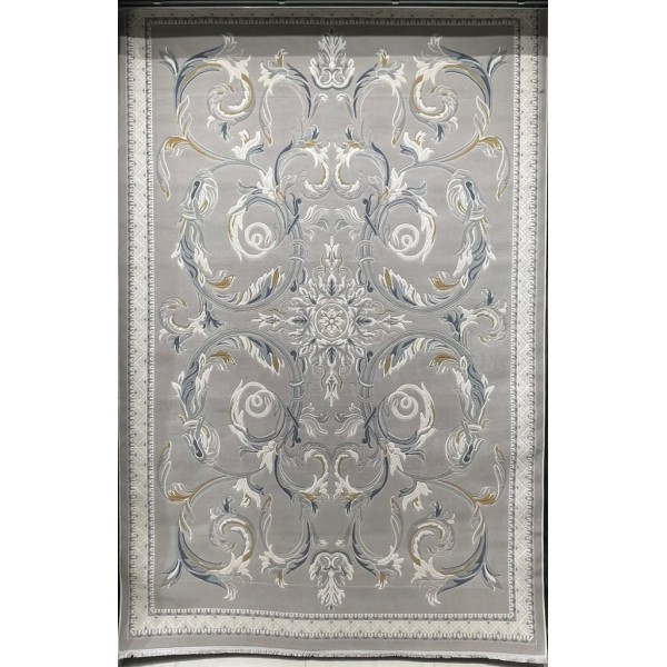 VORTAX Turkish rug 41748A CREAM gray size 100*300