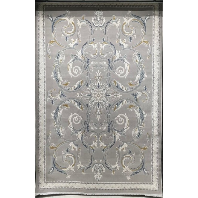 سجاد فورتاكس تركي 41748A كريم رصاصي مقاس 250*350