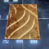 Chinese carpet with golden striped pattern 12 100x100
