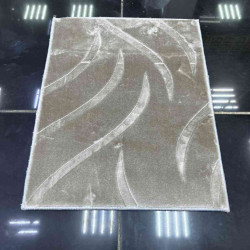 موكيت صيني عانم نقشه مقلم رصاصي فاتح  12 100*100