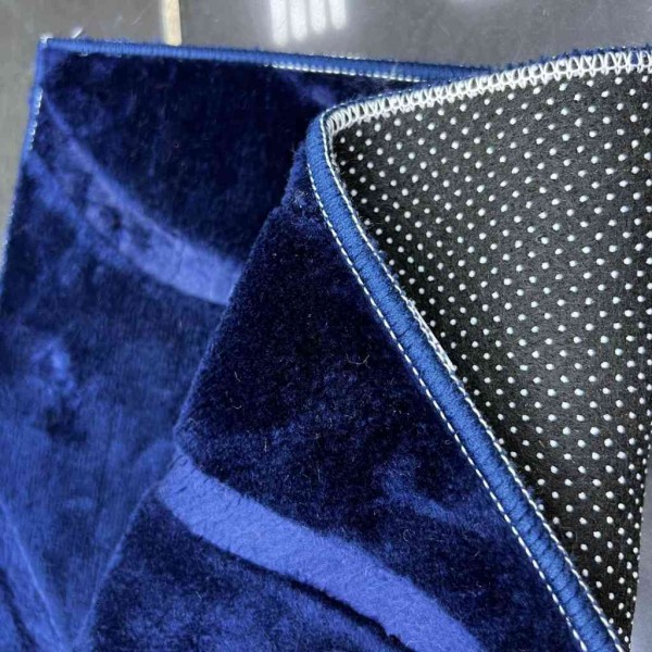 Chinese carpet navy blue striped pattern 16 100*100
