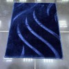 Chinese carpet navy blue striped pattern 16 100*100
