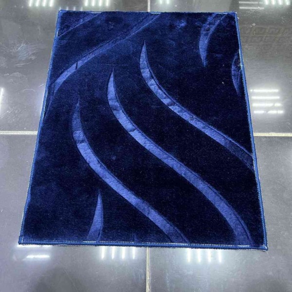 Chinese carpet navy blue striped pattern 16 100*100