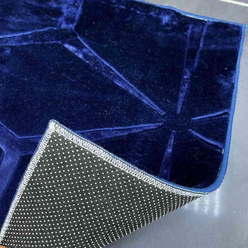 Chinese carpet Aanim Mercedes pattern navy blue 16x100x100