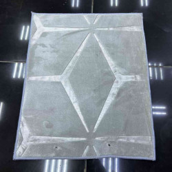 موكيت صيني عانم نقشه مرسديس رصاصي فاتح 09 100*100