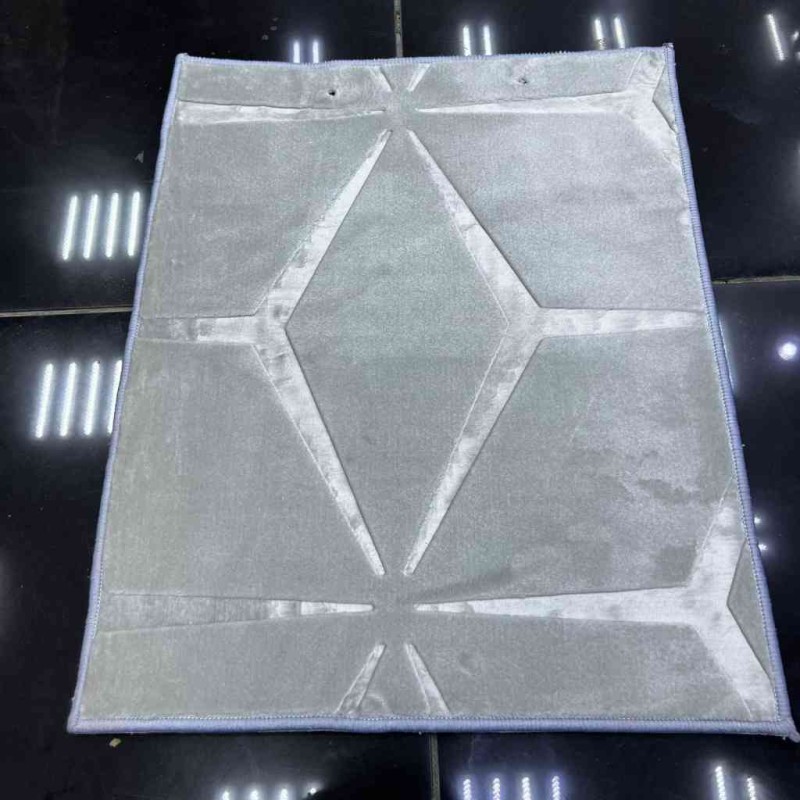Chinese carpet Mercedes pattern light gray 09 100*100
