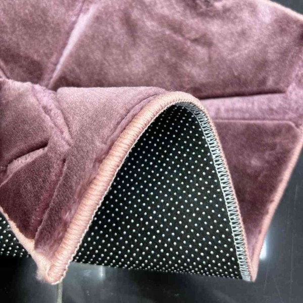 Chinese carpet Mercedes pattern mauve 06 100*100