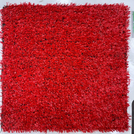 Artificial grass 10 mm red